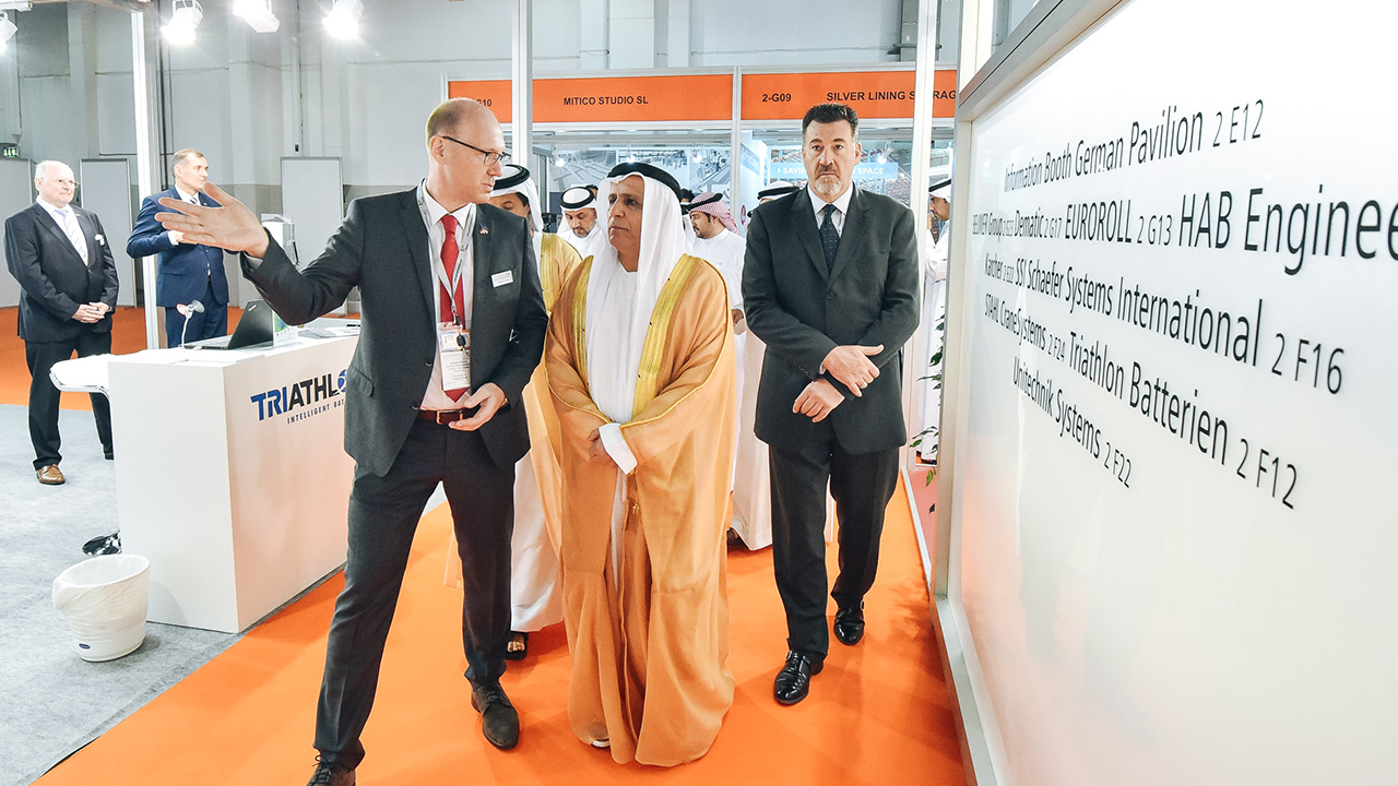 Materials Handling Middle East - H.E. Mattar Al Tayer opens Materials Handling Middle East