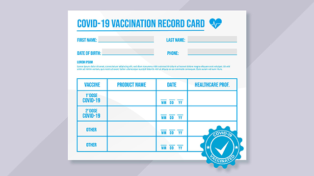 Materials Handling Middle East - Vaccination card or negative PCR test result